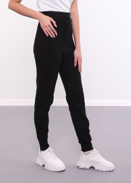Basic, Tight-Fitting, Knitted Women's Comfy Pants