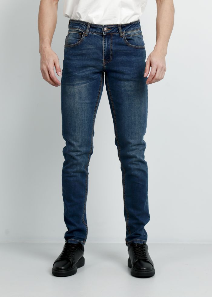 Men Slim-Fit Jeans Trouser