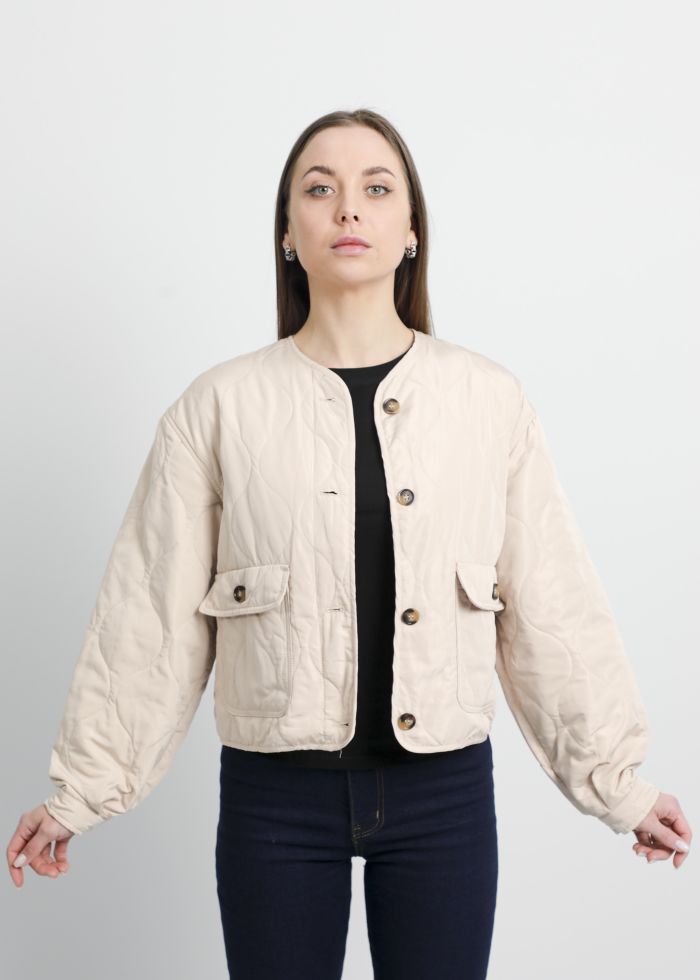 Women’s Plain Quilted Jacket