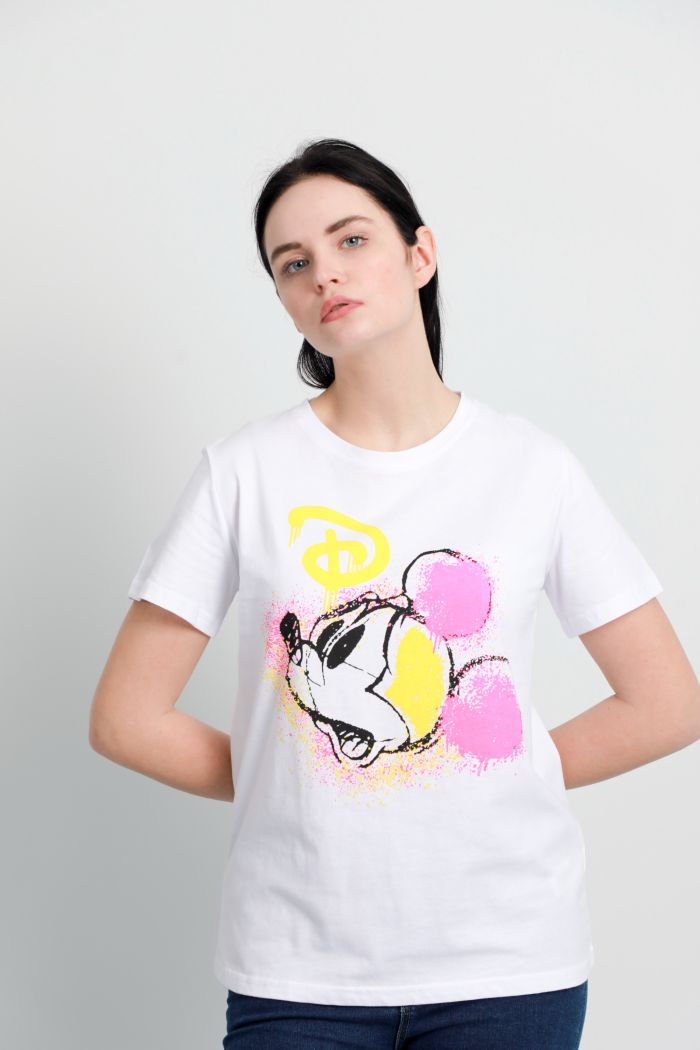 Women’s “Mickey Mouse” Printed T-shirt