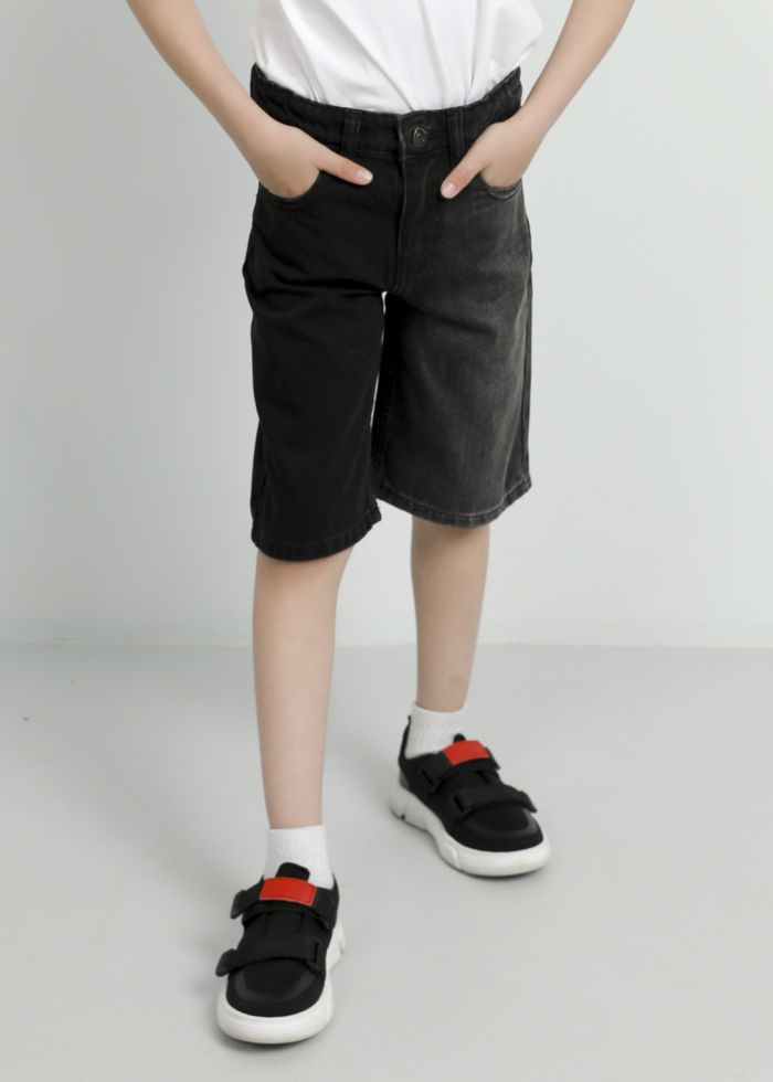 Kids Boy Two-Tone Jeans Short