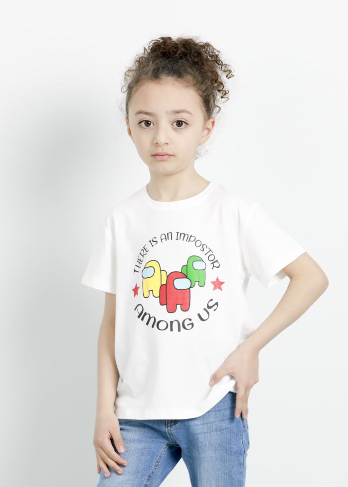 Kids’ Boy’s “Among Us” Printed T-Shirt