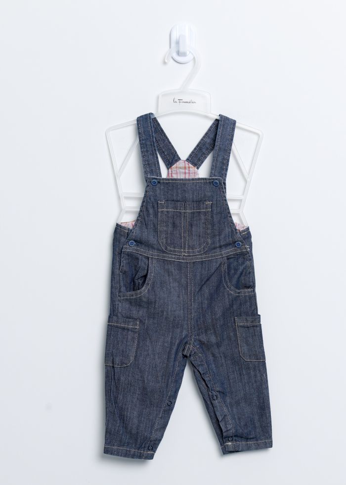 Baby Boy Plain Jeans Overall