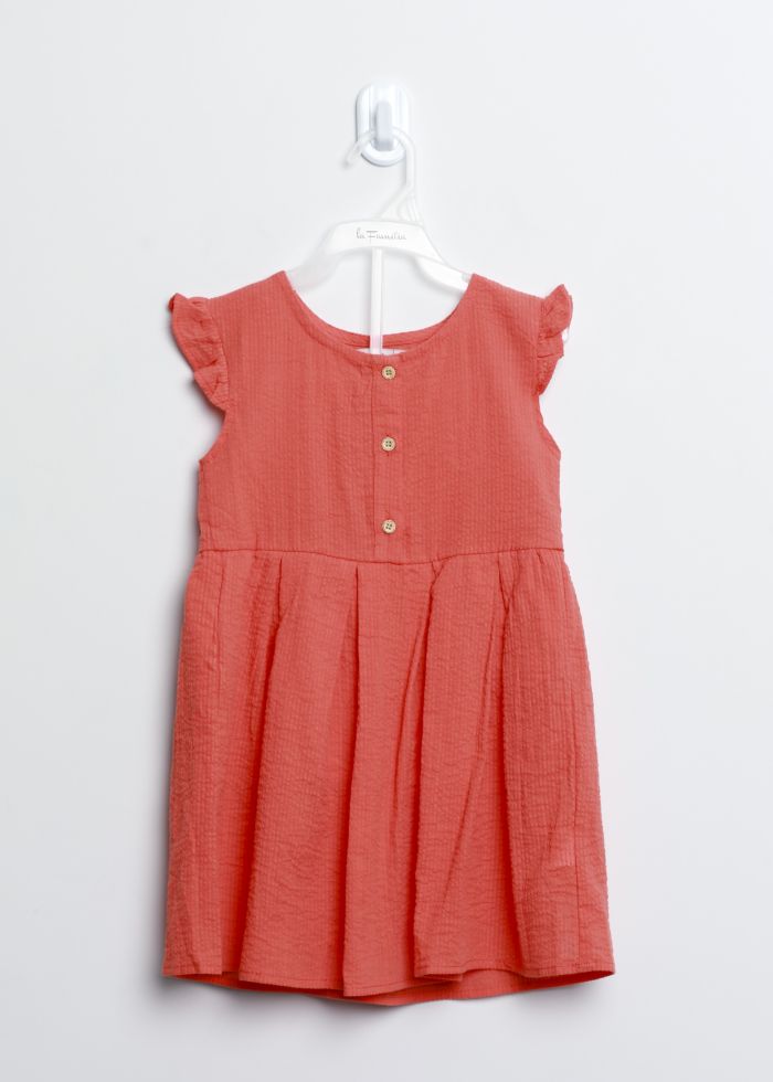 Baby Girl Striped Pleated Dress