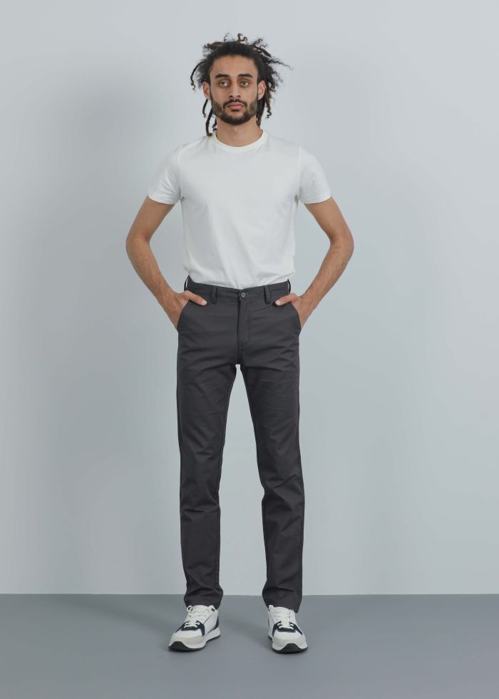 Men Plain Linen Trouser