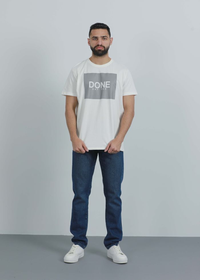 Men “Done” Printed T-Shirt