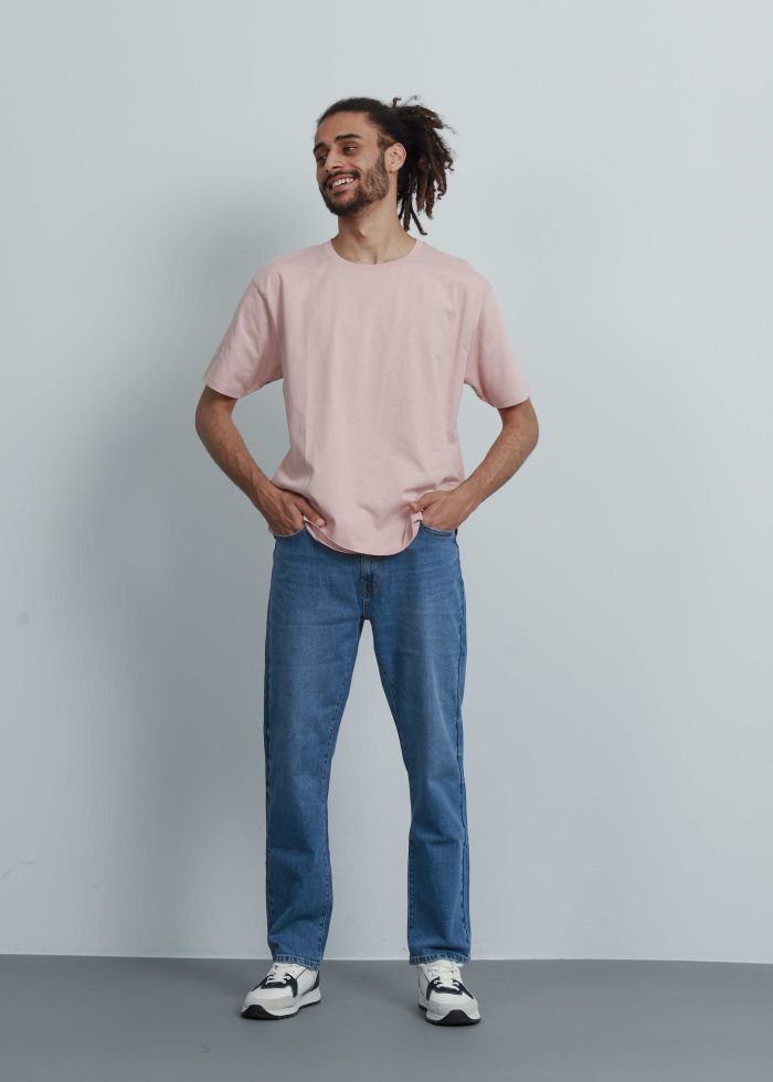 Men Plain Basic Oversize T-Shirt