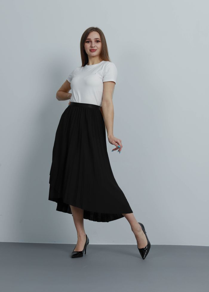 Women Twisted Pleated Skirt