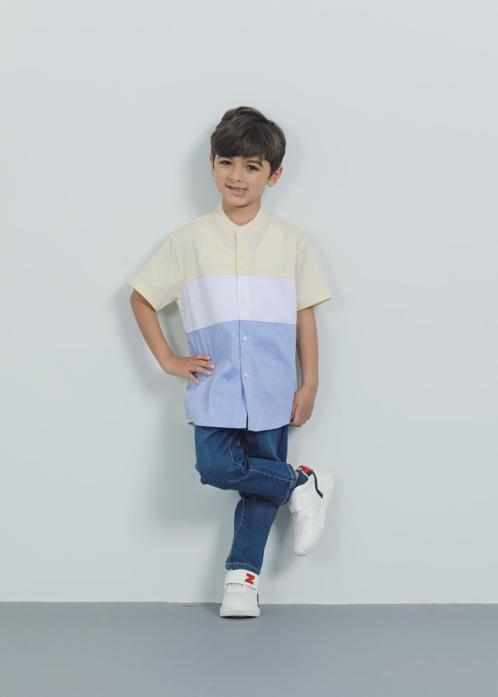 Kids Boy Color-Block Shirt