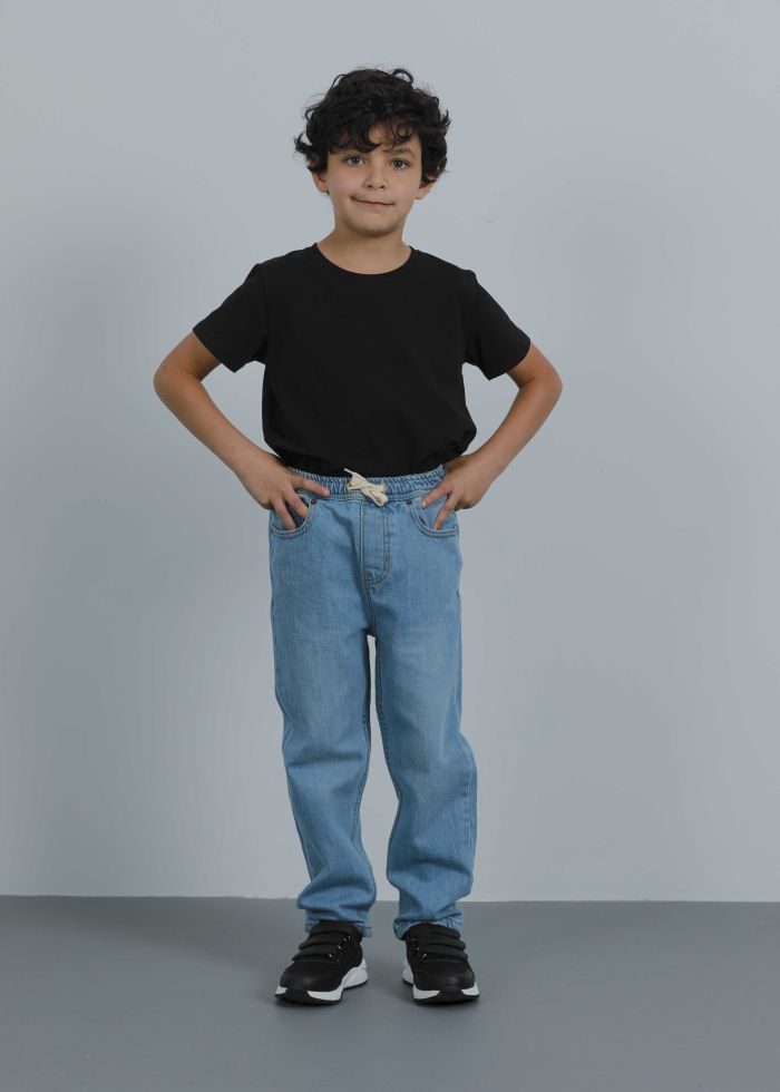 Kids Boy Loose Fit Jeans Trouser