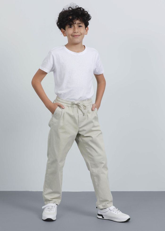 Kids Boy Loose Fit Kittan Trouser