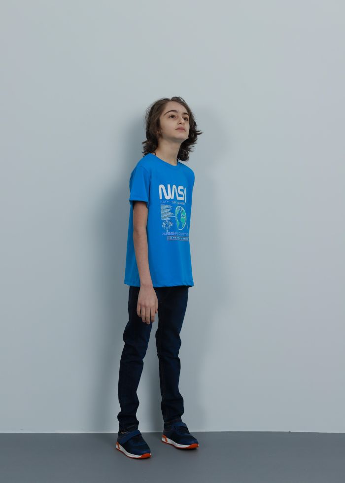 Kids Boy Nasa Printed T-Shirt