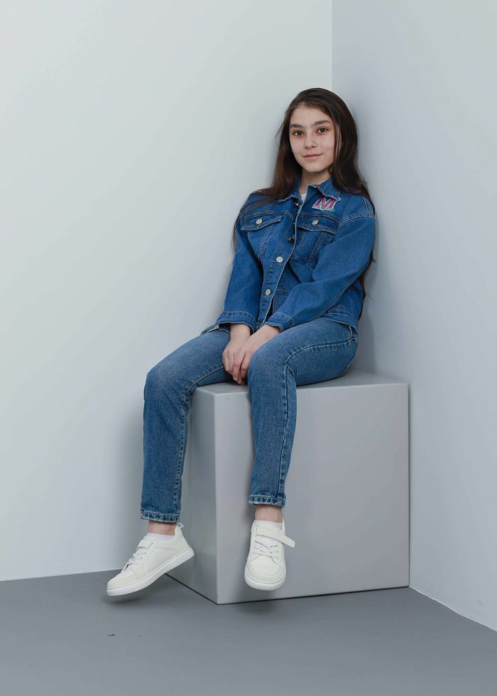 Kids Girl Oversize Jeans Jacket