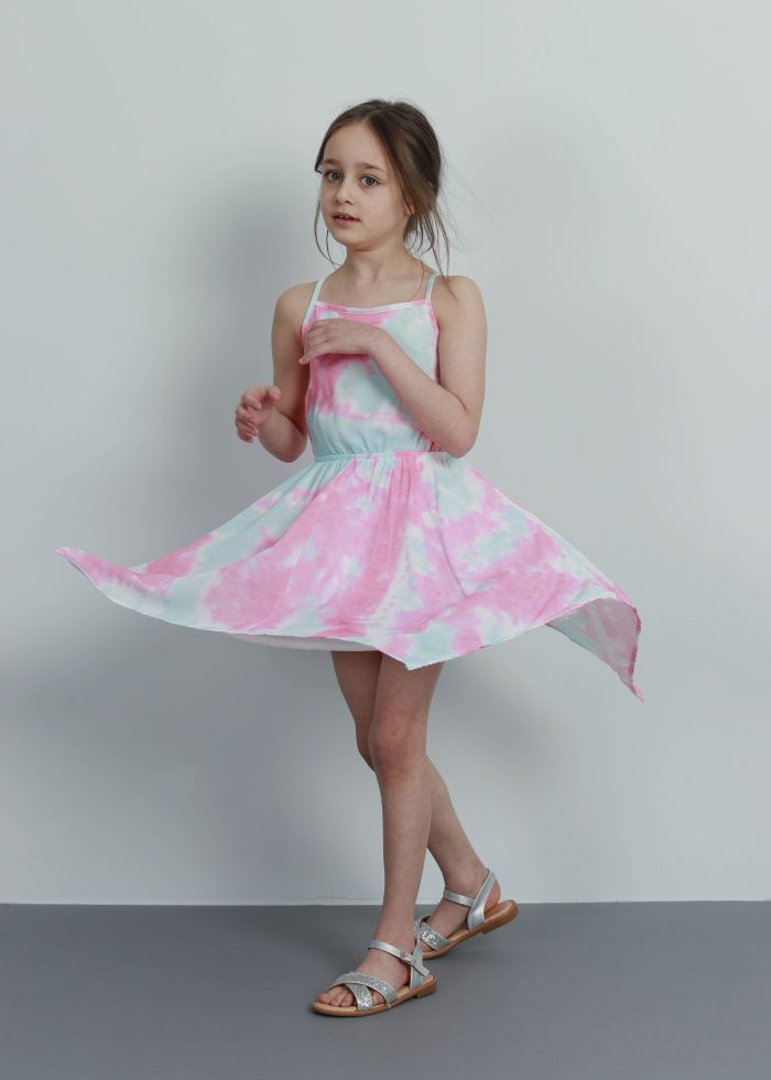 Kids Girl Tie-Dye Short Dress