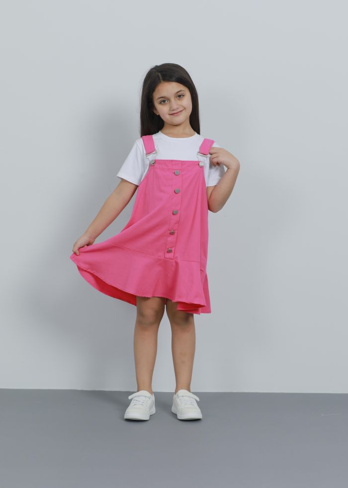Kids Girl Short Ruffled Dress