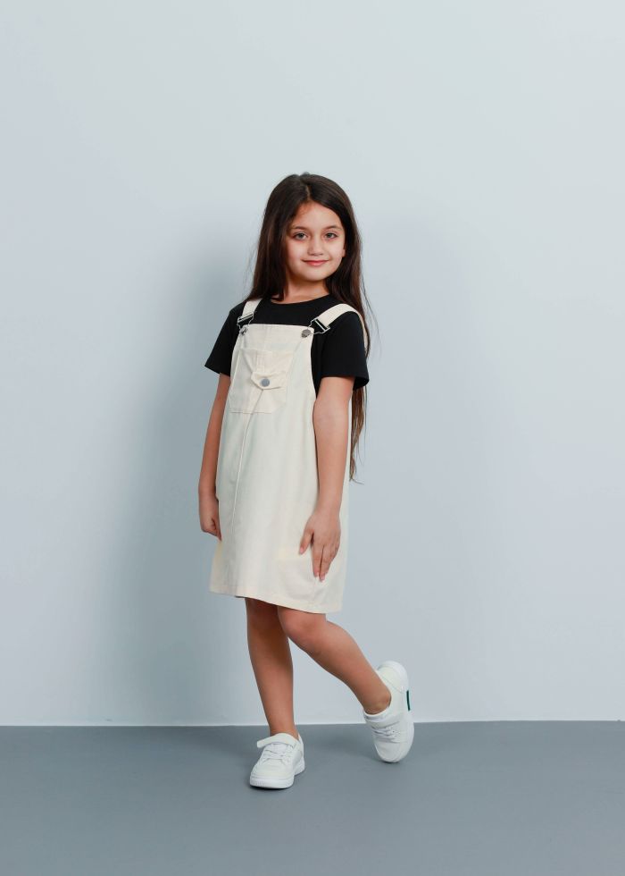 Kids Girl Short Plain Dress