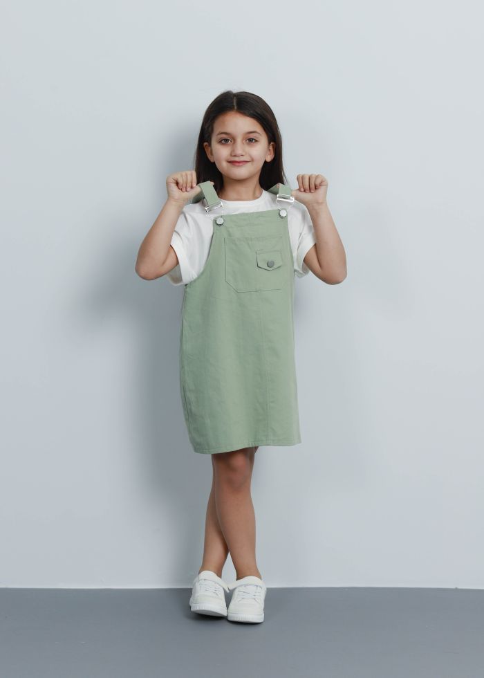 Kids Girl Short Plain Dress