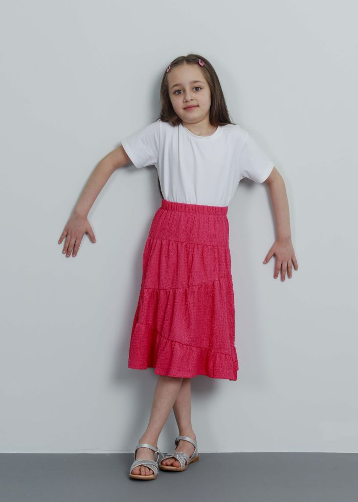 Kids Girl Patterned Skirt