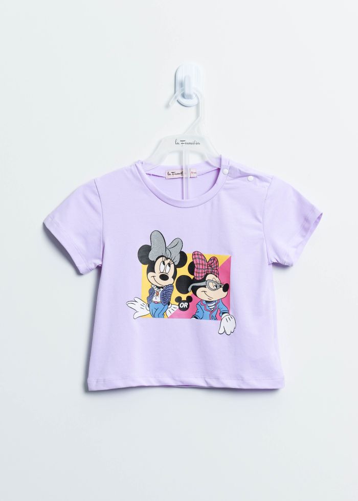 Baby Girl Mini Mouse Printed T-shirt