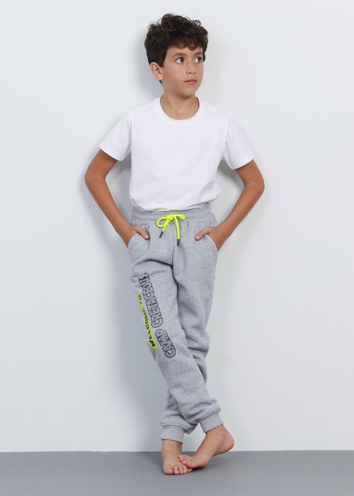 Kids Boy “Camp Cretaceous” Printed Sport Trouser