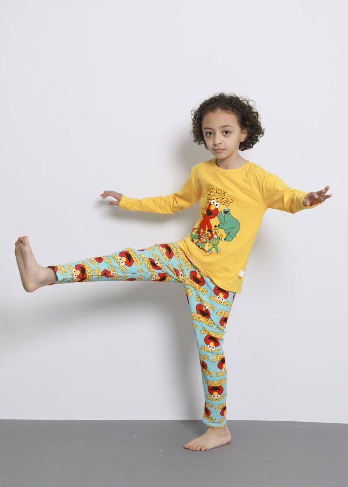 Kids Boy “Sesame Street” Printed Two-Pieces Pajama