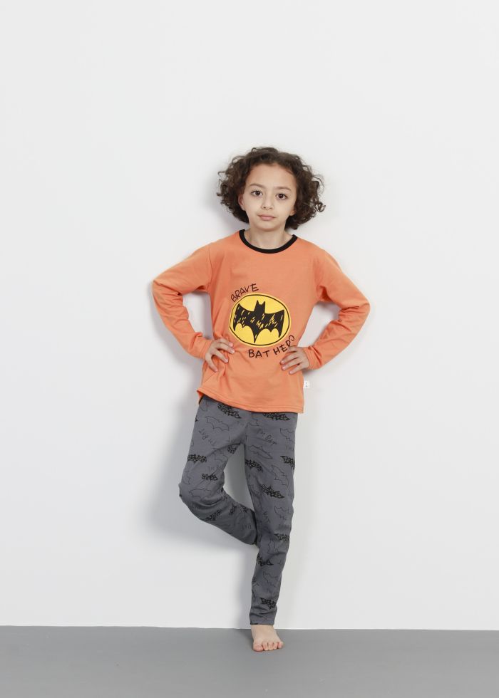 Kids Boy Batman Printed Two-Pieces Pajama