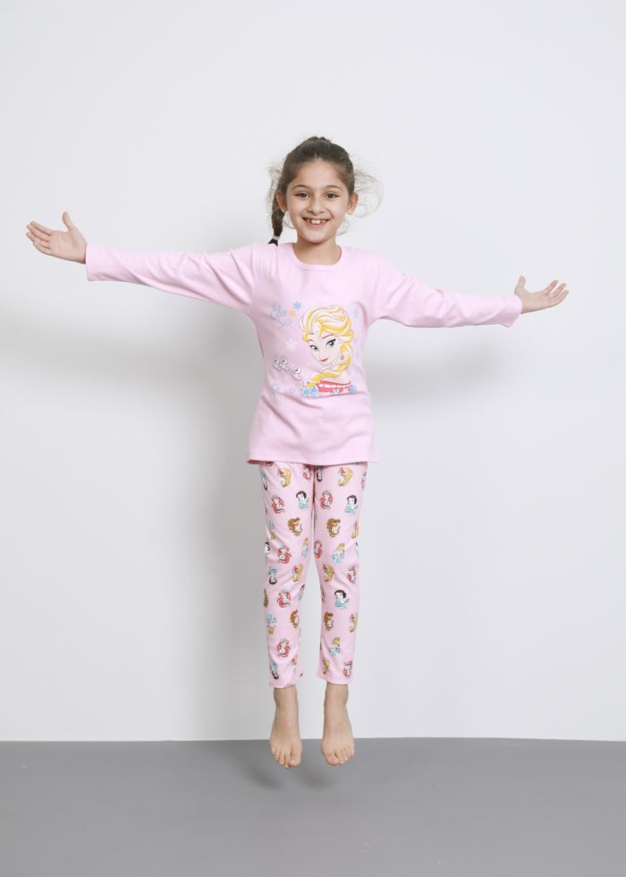 Kids Girl Disney Princesses Printed Two-Pieces Pajama