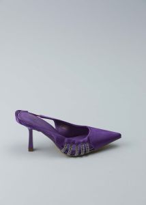 Women Satin Heels Shoes
