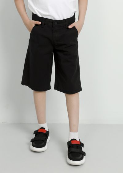 Kids Boy Plain Linen Short