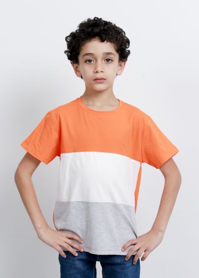 Kids’ Boy’s Three Colors Plain T-Shirt