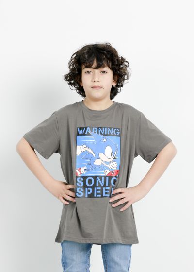 Kids’ Boy’s “Sonic” Printed T-Shirt