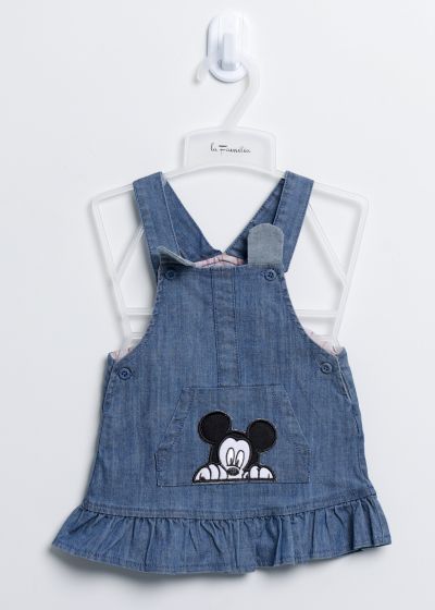 Baby Girl Short Jeans Overall