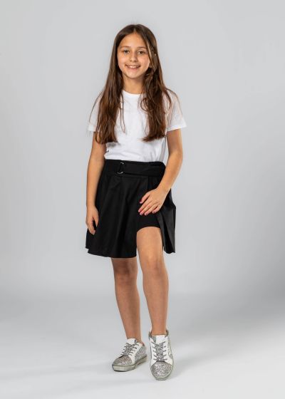 Kids Girl Plain Kitttan Short Skirt