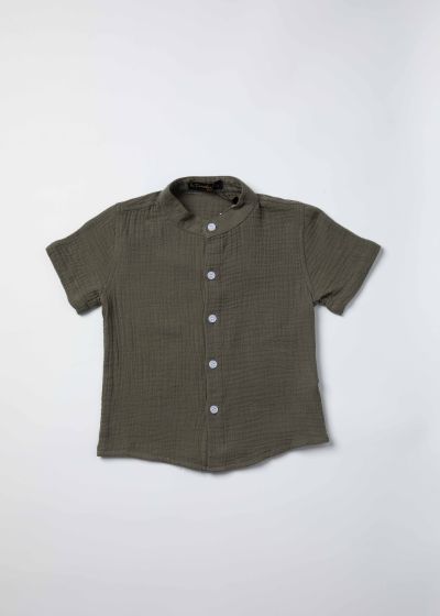 Baby Boy Patterned Fabric Shirt