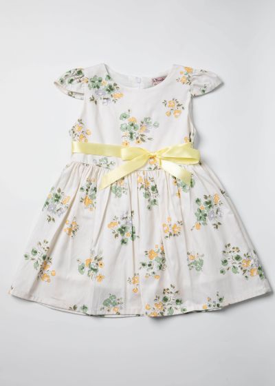 Baby Girl Flowers Printed Short Dress