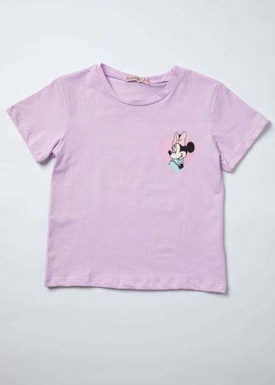 Baby Girl Cartoon Characters Printed T-Shirt