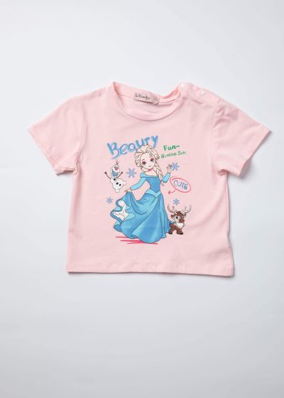 Baby Girl Elsa Printed T-Shirt