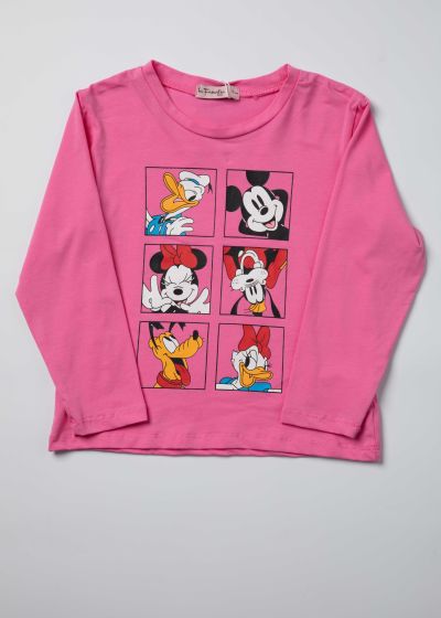 Baby Girl Mickey Mouse Printed Blouse