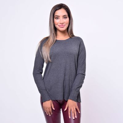 Womens' Plain Knitted Sweater