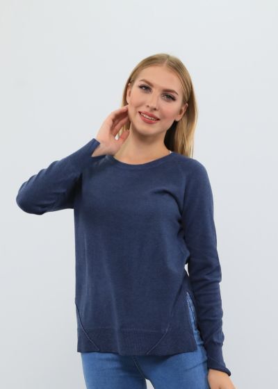 Women's Blouse with Side Slits