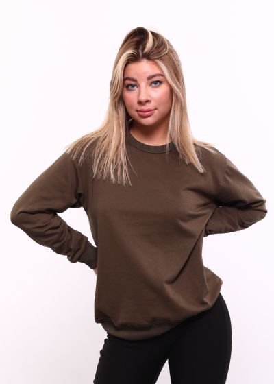 Women’s Plain Blouse with Long Sleeves and Round neck